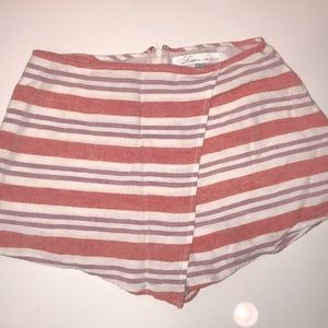 Lovers + friends striped skort